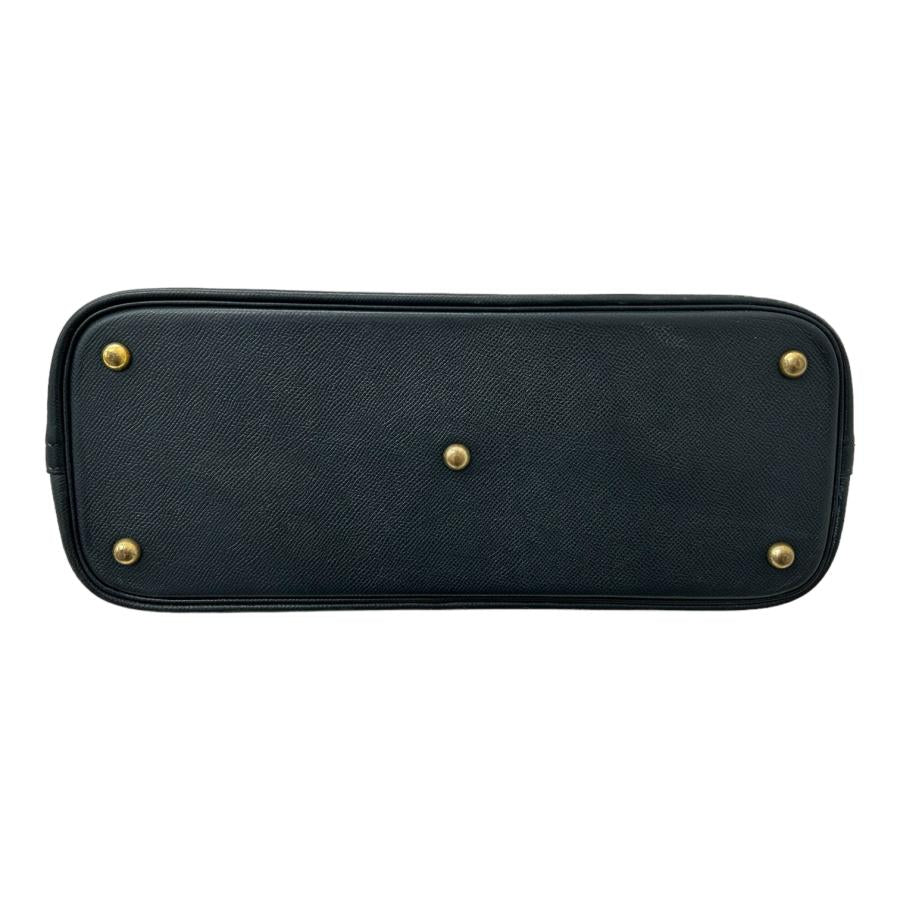 【Hermes】エルメス ボリード35 ヴォーエプソン B刻印 ハンドバッグ かばん レディース ネイビー系 【中古】
