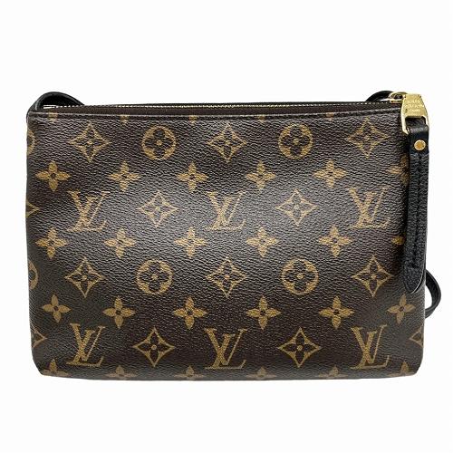 LOUIS VUITTON ルイヴィトン M50185 モノグラム トワイス ショルダーバッグ ノワール レディース【中古】