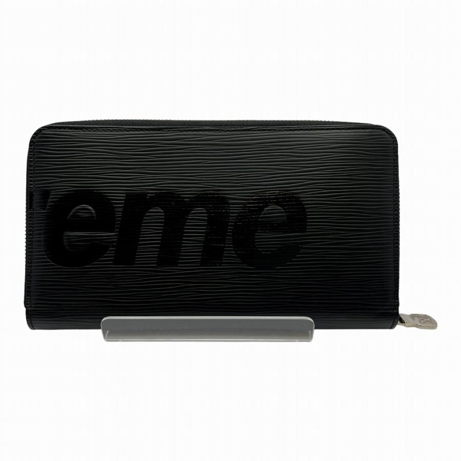 Louis Vuitton ルイヴィトン Supreme シュプリーム M67723 エピ ジッピーオーガナイザー コラボ ノワール ブラック 財布 【中古】