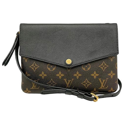 LOUIS VUITTON ルイヴィトン M50185 モノグラム トワイス ショルダーバッグ ノワール レディース【中古】